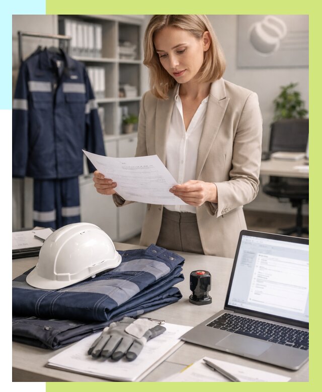 Сертификация спецодежды в Ялуторовске от 7230 р. | Алешин-Лтр