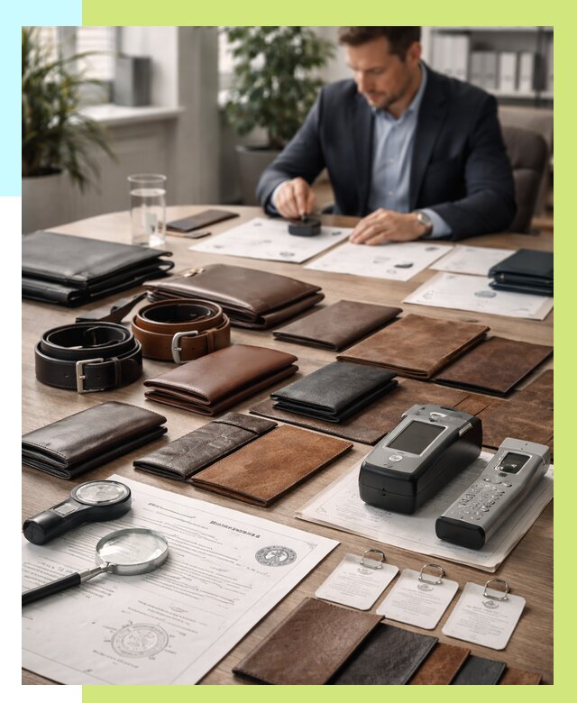 Сертификация кожаных изделий в Ялуторовске от 12395 р. | Алешин-Лтр