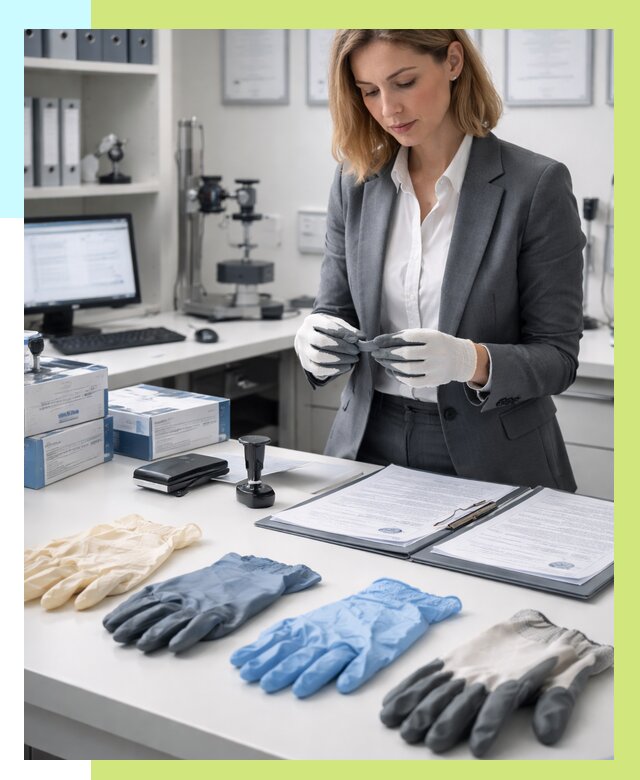 Сертификация перчаток в Ялуторовске от 8780 р. | Алешин-Лтр