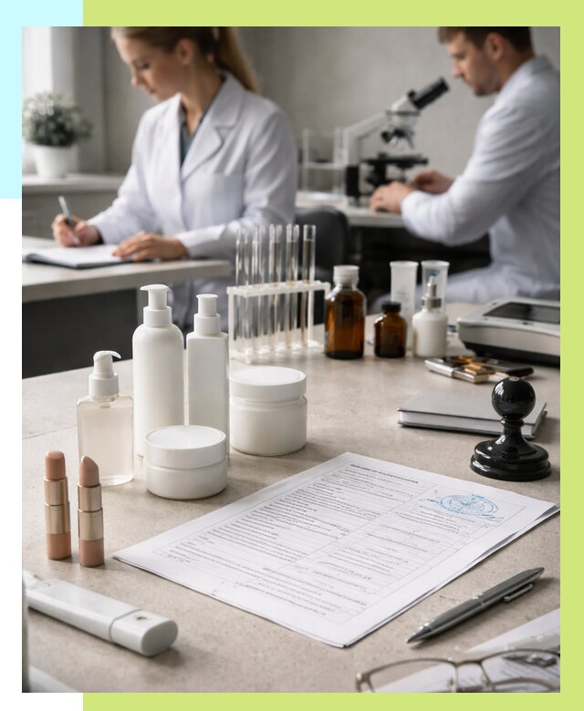 Сертификация косметики в Ялуторовске от 20658 р. - Алешин-Лтр