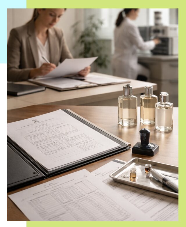 Сертификация парфюмерии в Ялуторовске от 15494 р. | Алешин-Лтр