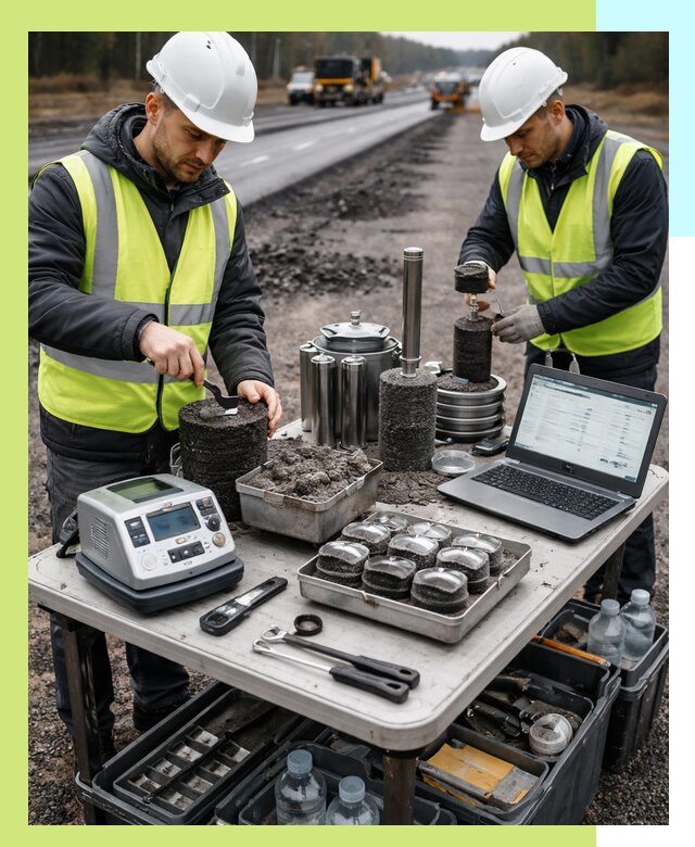 Сертификация асфальта: испытания и подтверждение в Ялуторовске