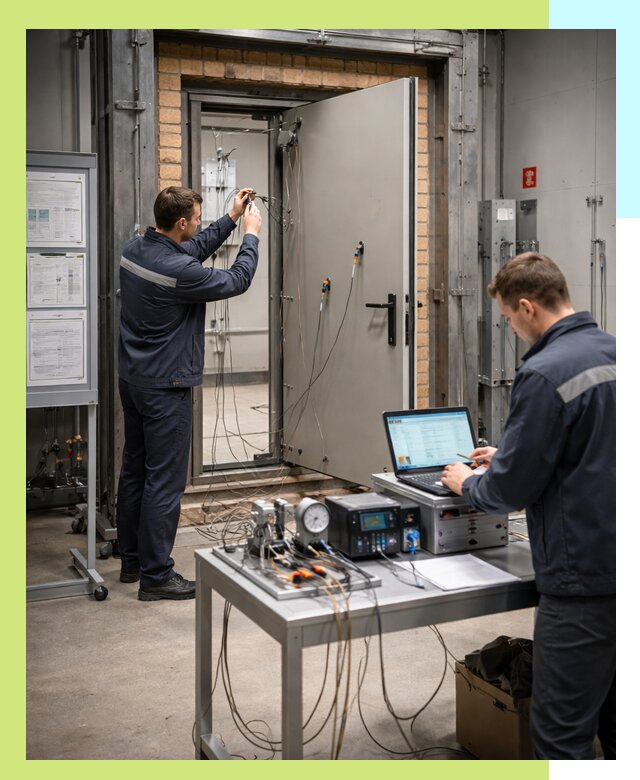 Сертификация противопожарных дверей в Ялуторовске по ГОСТ и ТР