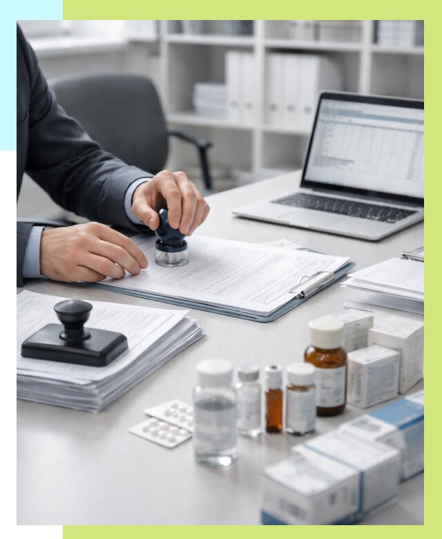 Сертификация лекарств в Ялуторовске от 154935 р. | Алешин-Лтр