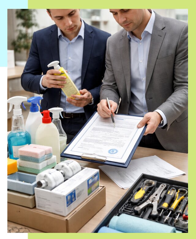 Сертификация хозяйственных товаров в Ялуторовске, от 18592 р. |Алешин-Лтр