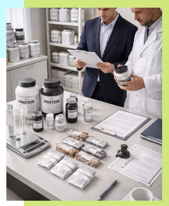 Сертификация спортивного питания в Ялуторовске от 15494 р., Алешин-Лтр