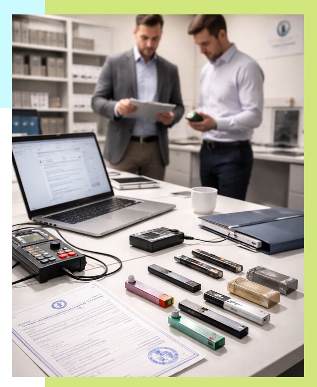 Сертификация электронных сигарет в Ялуторовске от 20658 р. | Алешин-Лтр