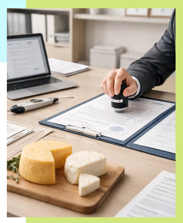 Сертификация сыров в Ялуторовске от 15494 р | Сертификат на сыр Алешин-Лтр