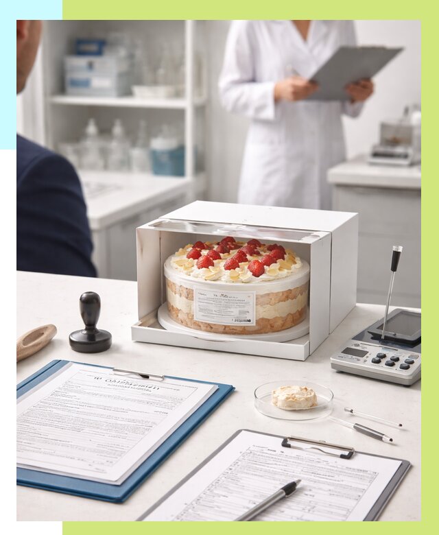 Сертификация тортов в Ялуторовске от 9296 р. заказать | Алешин-Лтр