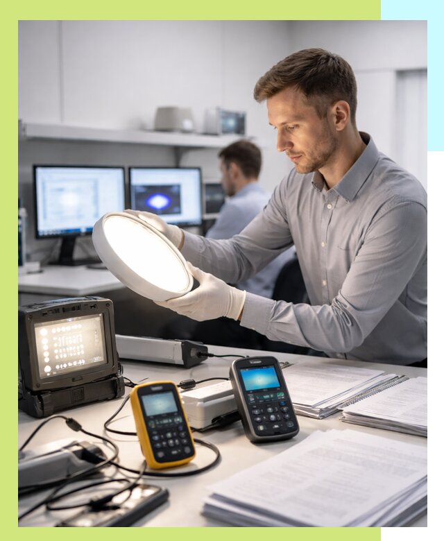 Сертификация светильников в Ялуторовске: испытания и оформление