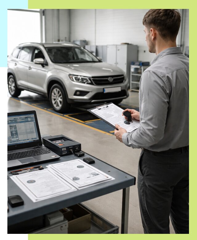 Сертификация транспортных средств в Ялуторовске от 12395 р. | Алешин-Лтр