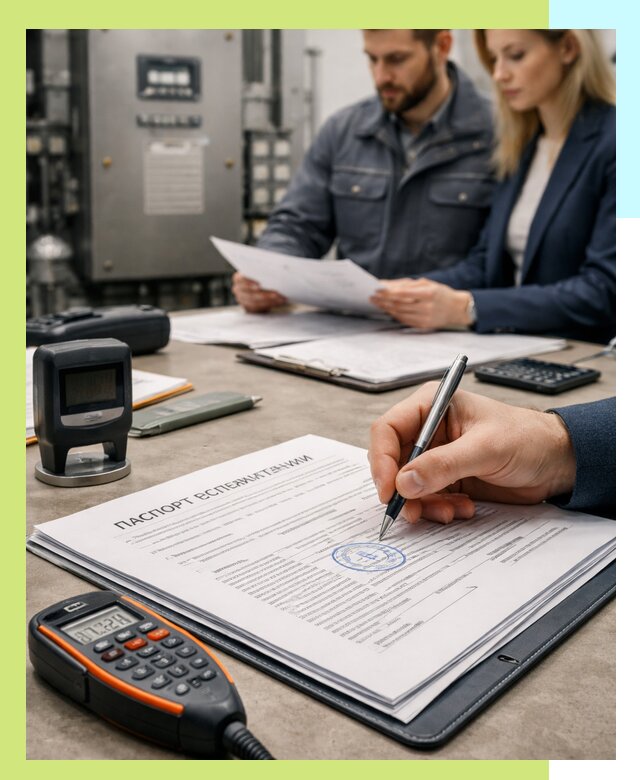 Оформление паспорта эксплуатации оборудования в Ялуторовске