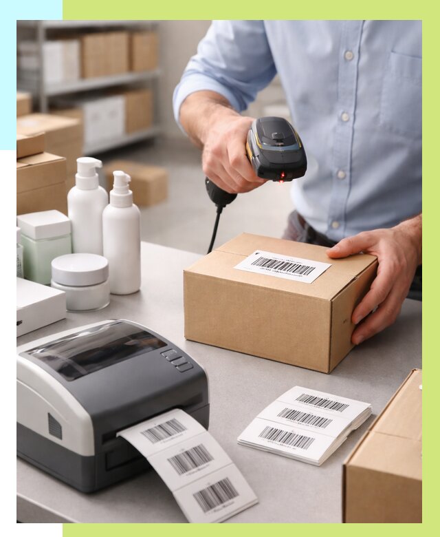 Штрихкодирование продукции в Ялуторовске от 4648 р. | Алешин-Лтр