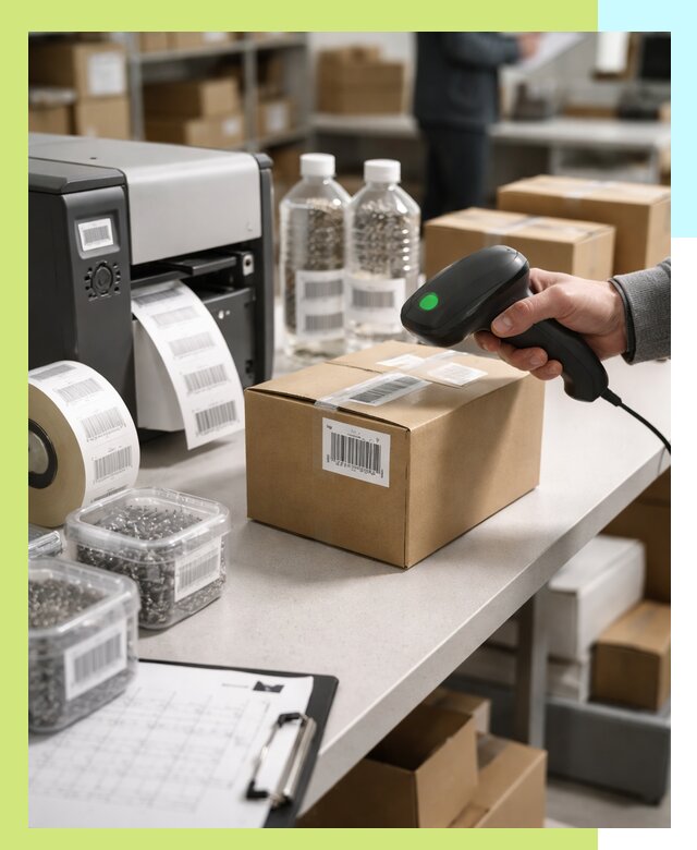Штрихкодирование продукции и маркировка для продажи в Ялуторовске