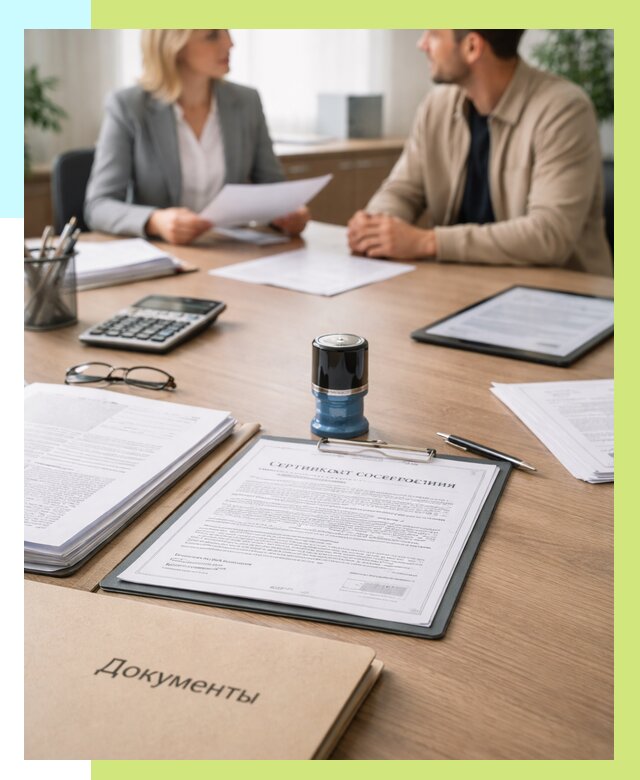 Сертификат соответствия на продукцию в Ялуторовске от 15494 р.|Алешин-Лтр