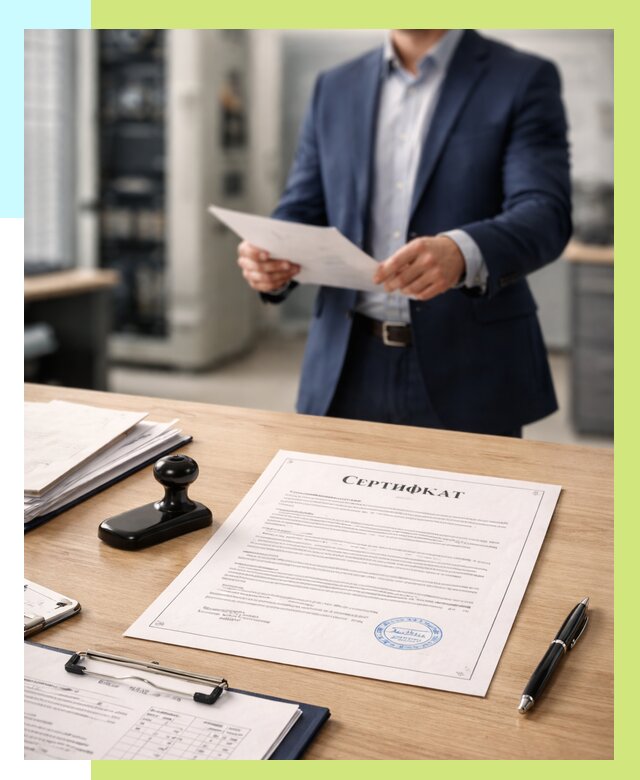 Сертификат на оборудование в Ялуторовске от 15494 р. | Алешин-Лтр