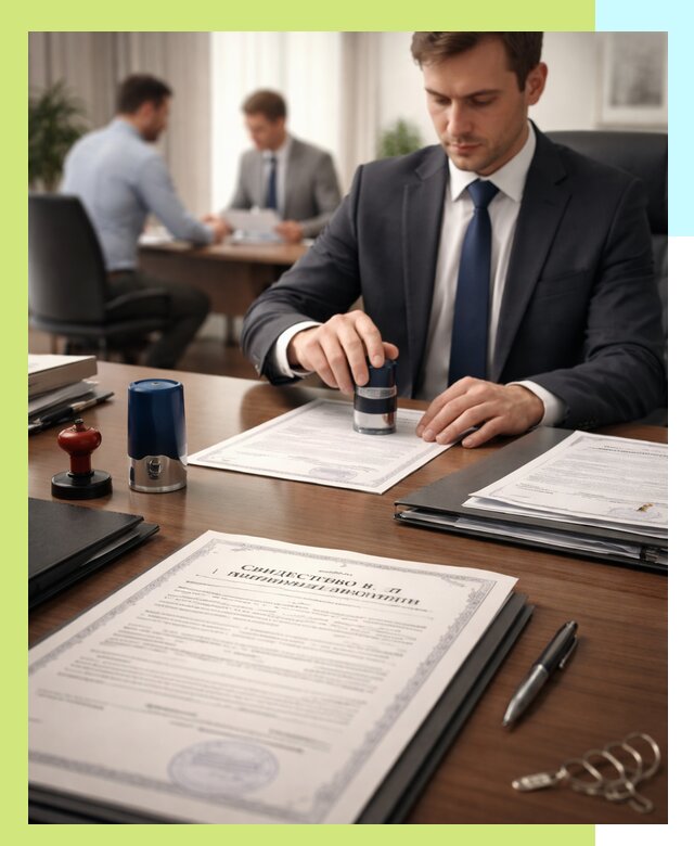 Оформление свидетельства о государственной регистрации в Ялуторовске