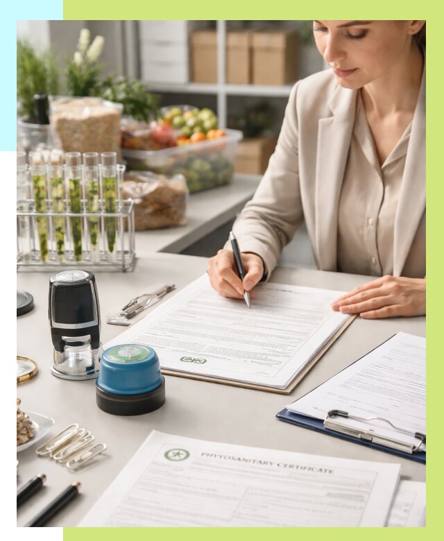 Фитосанитарный сертификат оформить в Ялуторовске от 4648 р. | Алешин-Лтр