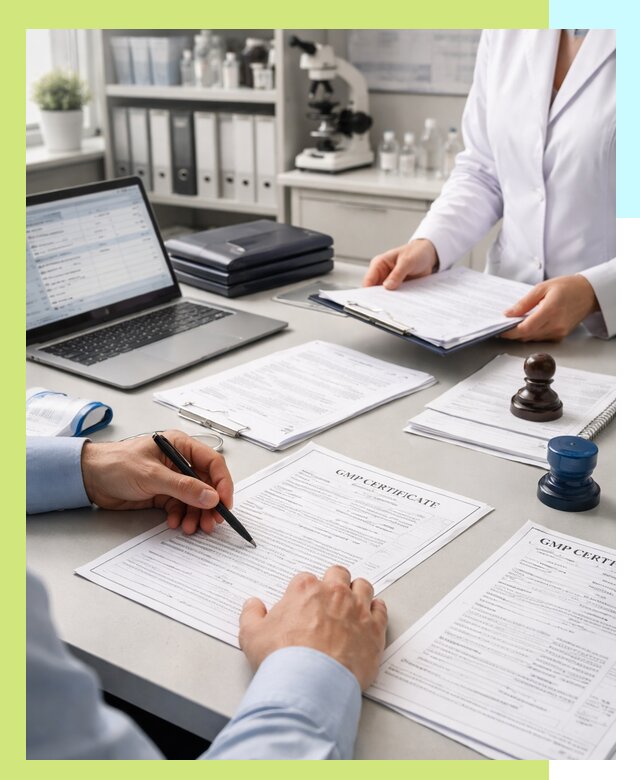 Оформление сертификата GMP в Ялуторовске для фармпроизводства