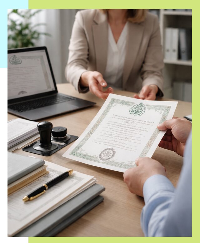 Халяль сертификат в Ялуторовске, получить от 15494 р. | Алешин-Лтр