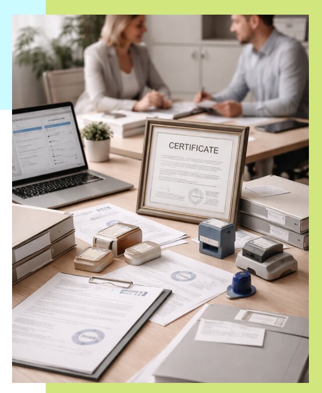 Сертификация компании в Ялуторовске от 46481 р. | Алешин-Лтр — заказ